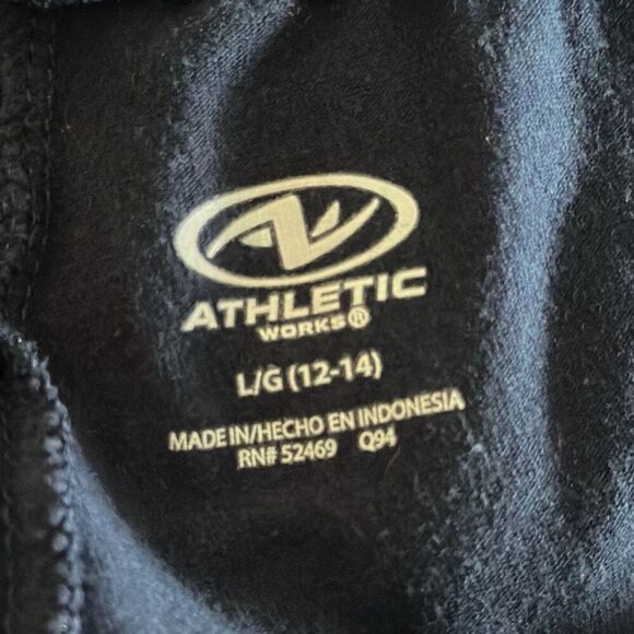 Athletic Works Navy Elastic Waist Drawstring Active Jogging Pants Ladies Large - Picture 3 of 9